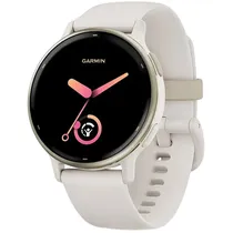 Relógio GPS Garmin Vívoactive 5 010-02862-11 - Aluminum/Ivory Gold