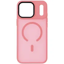Capinha para iPhone 17 Pro Max Magsafe 3IN1 - Rosa/Transparente