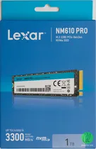 SSD 1TB M.2 Nvme Lexar NM610 Pro Nvme PCI-Exp GEN3X4 3300-2600MB/s LNM610P001T-RNNNG