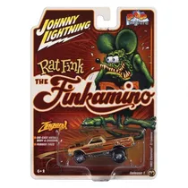 Carrito Johnny Lightning Rat Fink - 1965 Chevy El Camino Zinger - Escala 1/64
