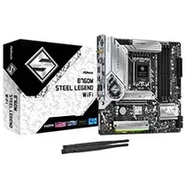 Placa Mãe Asrock B760M Steel Legend Wi-Fi Socket LGA 1700 / DDR5