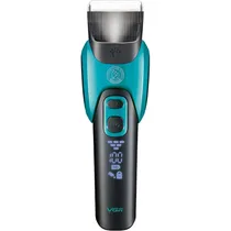Cortador de Pelo para Animais de Estimação VGR V-208 6 Em 1 - Preto/Verde
