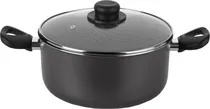 Caçarola Multiflon Linha Gourmet 24 CM 53224 - Preto