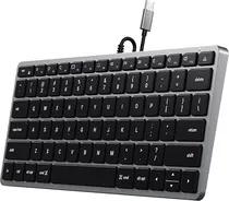 Teclado USB-C Satechi ST-UCSW1M Slim W1 Wired Backlit Keyboard Compacto Iluminado