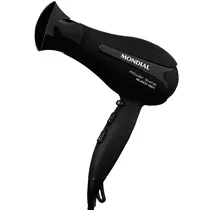 Secador de Cabelo Mondial Power Shine Black Ion SC-13 2.000 Watts 127V ~ 60HZ - Preto