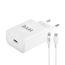 Carregador Hye HYEC8L / 20W / Fonte + Cabo Lightning