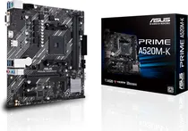 Placa Mãe Asus AM4 Prime A520M-K Argb HDMI/ DP/ M.2/ USB3.2/ DDR/ Matx