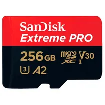 Cartao Microsd 256GB Sandisk Extreme Pro 140MB/s SDSQXCD-256G-GN 6MA