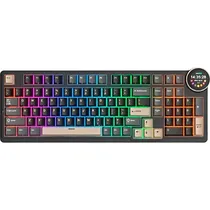 Teclado Mecânico Royal Kludge N99 96% RGB Sem Fio - Phantom (Inglês)