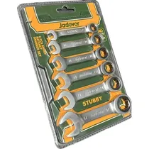 Juego de Llaves Jadever JDSP6406 Combinadas c/Catraca 8-17MM 6PCS 213921*