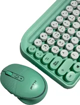 Kit Teclado+Mouse Wireless FTX FTXGK01 BT Green