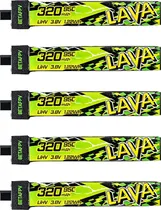 Bateria Betafpv Lava Series BT2.0 1S 320 Mah 95C 3.8V (5 Peças)