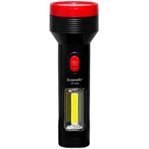 Lanterna Ecopower EP-8020 com Luz LED Bivolt - Preto/Vermelho