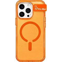 Estojo Protetora Peining Sparkle CPJ2-2 Magsafe para iPhone 17 Pro Max - Laranja