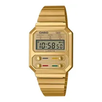 Casio Reloj A100WEG-9ADF + Estuche Gold