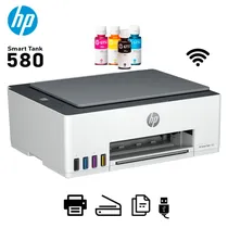 Impressora HP Smart Tank 580 Wifi Multifuncional Bivolt