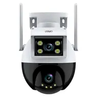 Camera IP Wifi Satellite A-CAM008D Lente Dupla Branco-Preto