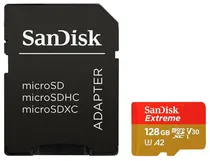 Memória Micro SDXC Uhs-I Sandisk 128GB 160MB/s