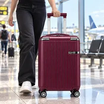 Maleta Amenews Abs Bordô 50 CM