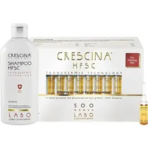Kit Tratamento para Crescimento Capilar Labo Cosprophar Crescina Loss HSFC-500 Woman - 20 Ampolas + Shampoo 200ML