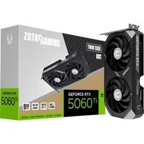 Placa de Vídeo Zotac Gaming Dual Geforce RTX 5060 Ti Twin Edge Oc Edition 8GB GDDR7 (ZT-B50610H-10A)
