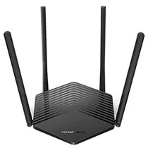 Roteador Mercusys MR60X AX1500 Dual Band / 2.4GHZ / 5GHZ / Wi-Fi 6 / 4 Antenas - Preto