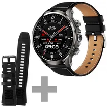 Relógio Black Shark Watch X BS-W2403 com 4G/Wi-Fi/Bluetooth - Cinza/Preto + Pulseira