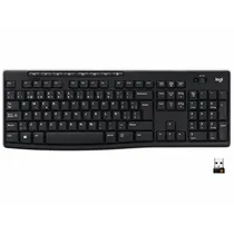 Teclado Sem Fio Logitech K270 Espanhol - Preto