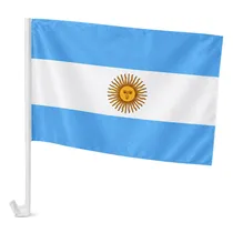 Bandeira Da Argentina para Janela de Carro 45X32CM