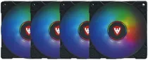 Cooler para Gabinete Sate RGB-31K RGB Case Fan Kit (4 Unidades)