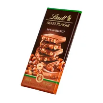 Chocolate Lindt Maxi Plaisir Milk Chocolate With Hazelnuts 150GR