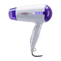 Secador de Cabelo Continental Fashion Hair Dryer RCY2030 / 1000W / 2 Velocidades / Bivolt - Branco/ Roxo