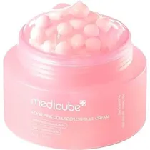 Creme Facial Hidratante Medicube PDRN Pink Collagen Capsule Cream de 55 G