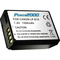 Bateria POWER2000 para Canon ACD-340 LP-E10 1500MAH