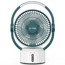 Mini Ventilador de Mesa G-Tide FS01 / Recarregavel 360° 3600MAH - Green