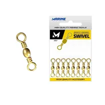 Marine Girador Brass Barrel Swivel CT 5 c/50PCS Gold