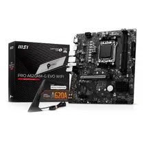 Placa Mãe MSI Pro A620AM-G Evo Wifi DDR5 Socket AM5 Chipset AMD A620 Micro ATX (911-7E96-002)