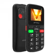 Celular Ipro F188 / Dual Sim / 1.8" / Botao Sos / Câmera / Radio FM - Preto