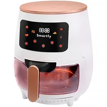 Freidora de Aire Smartfy AF01W Con Visor 900W 3.6L 220V White