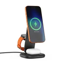 Carregador Satechi ST-Q25F31C-Ea 3EM1 Dobrável QI2 Wireless