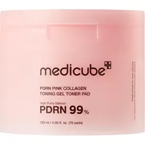Almofadas Tônicas Medicube PDRN Pink Collagen Toning Gel Toner - 120ML