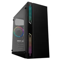 Gabinete Gamer Satellite K885, Mid Tower, Argb, ATX, Lateral Acrílico, 1X Fan 120MM, Preto