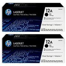 Toner para Impressora HP Q2612AD 12A Duplo - Preto