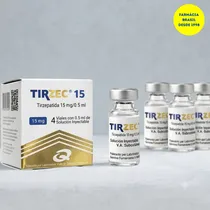 Tirzec 15 Tirzepatida 15MG/0,5ML 4 Ampolas