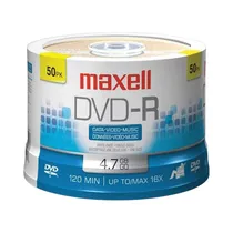 Disco Óptico Maxell DVD-R Con 50 Unidades