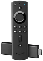 Adaptador Portátil Amazon Fire TV Stick 4K com Alexa (2DA Geração) Wifi Preto