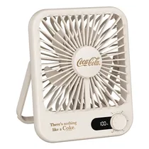 Ventilador Portátil Coca Cola C3 - Beige