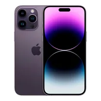 Apple iPhone 14 Pro 128GB Tela Super Retina XDR 6.1 Cam Tripla 48+12+12MP/12MP Ios 16 Deep Purple - Swap 'Grade A-' (Esim)(1 Mês Garantia) / Fully Tested - 100% Funcional