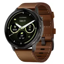 Smartwatch Garmin Venu 4 010-03014-03 com Tela Amoled / 45MM / Bluetooth / Ant+ / Wi-Fi / 5 Atm - Slate Brown