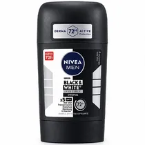 Desodorante Em Barra Nivea Men Black & White Invisible Original 54G
